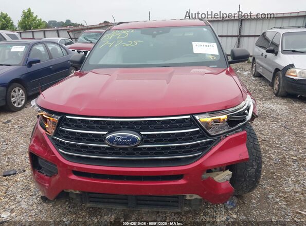 1FMSK8DHXLGC27284 2020 FORD FORD EXPLORER Red ხელსაწყოთა პანელის ხედი