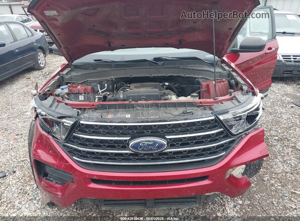 1FMSK8DHXLGC27284 2020 FORD FORD EXPLORER Red უკანა ხედი