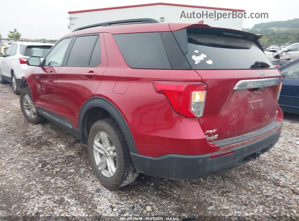 1FMSK8DHXLGC27284 2020 FORD FORD EXPLORER Red უკანა მარცხენა