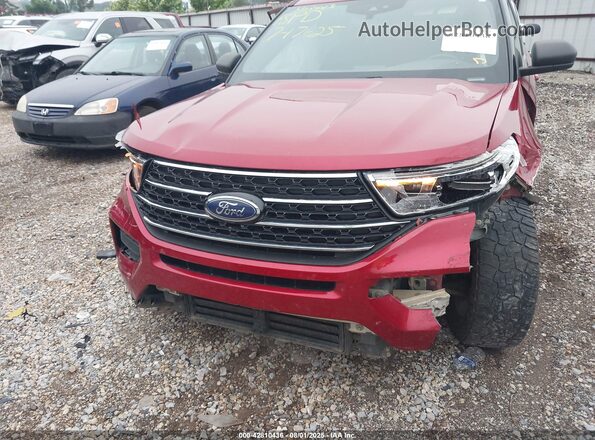 1FMSK8DHXLGC27284 2020 FORD FORD EXPLORER Red წინა ხედი