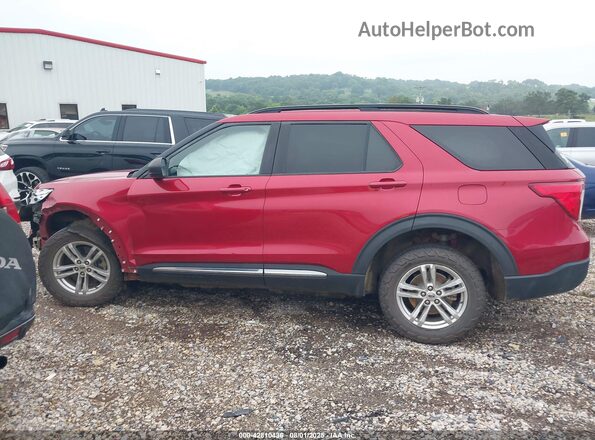 1FMSK8DHXLGC27284 2020 FORD FORD EXPLORER Red სალონის 360-გრადუსიანი ხედი