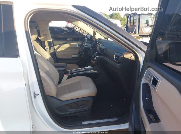 1FMSK8FH2MGB36332 2021 FORD FORD EXPLORER White Вид салону спереду