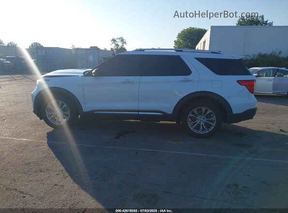 1FMSK8FH2MGB36332 2021 FORD FORD EXPLORER White Панорамний вид салону 360°
