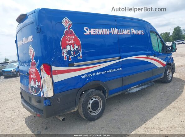 1FTBR1C83NKA65703 2022 FORD TRANSIT-250 Синий Задняя правая четверть