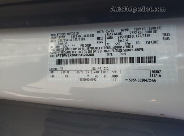 1FTBW3X86PKB20260 2023 FORD TRANSIT-350  Vista trasera