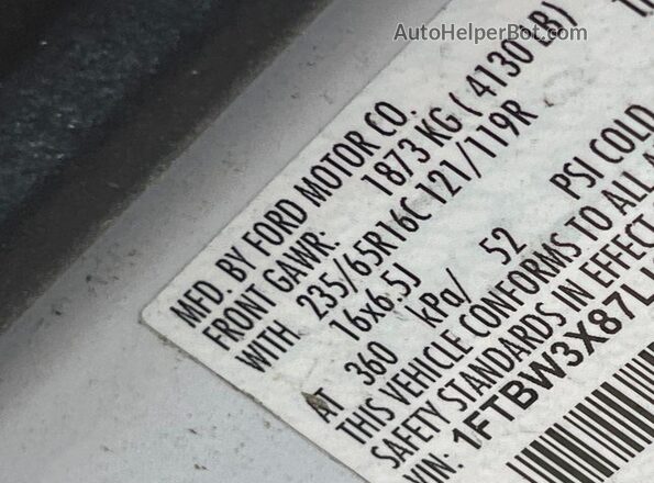 1FTBW3X87LKB80879 2020 FORD TRANSIT-350  
