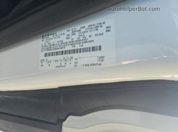 1FTBW9CK0NKA19975 2022 FORD E-TRANSIT-350  