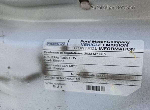 1FTBW9CK9NKA20025 2022 FORD E-TRANSIT-350  