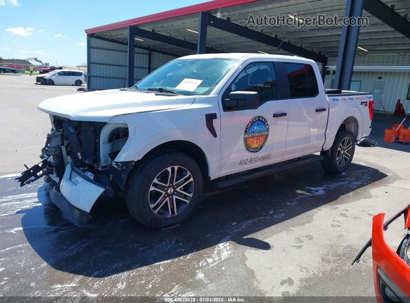 1FTEW1EP7PFA98211 2023 FORD F150 Белый Передняя левая четверть