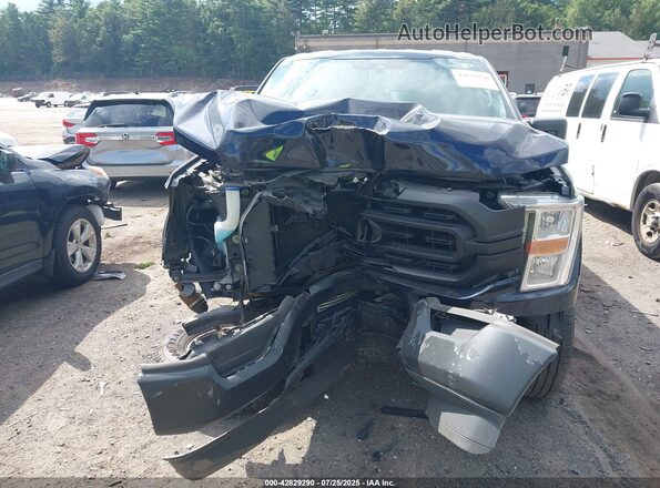 1FTEX1EP4MFD03122 2021 FORD F150 Black Вид щитка приладів