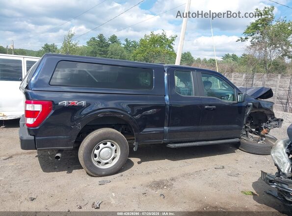 1FTEX1EP4MFD03122 2021 FORD F150 Black Вид задньої частини салону