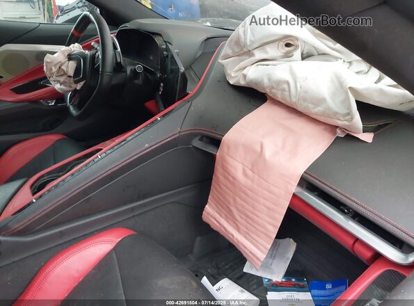 1G1YC2D4XM5110199 2021 CHEVROLET CORVETTE Black Widok wnętrza z przodu
