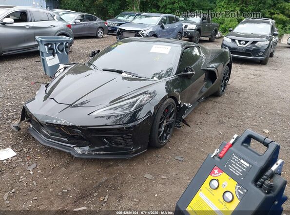 1G1YC2D4XM5110199 2021 CHEVROLET CORVETTE Black Przód lewy