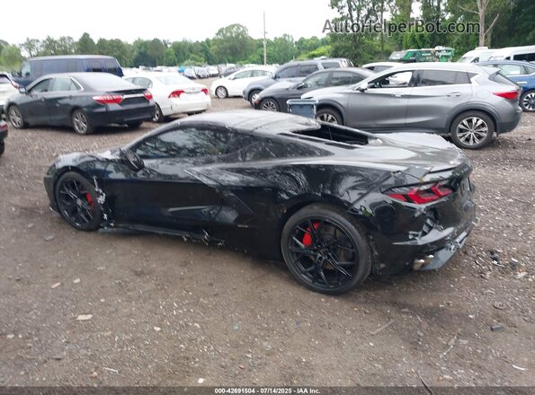 1G1YC2D4XM5110199 2021 CHEVROLET CORVETTE Black Widok wnętrza z tyłu