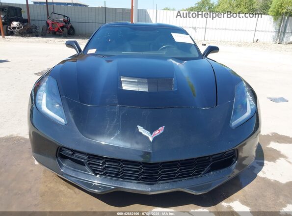 1G1YH2D70H5111704 2017 CHEVROLET CORVETTE Black Front view