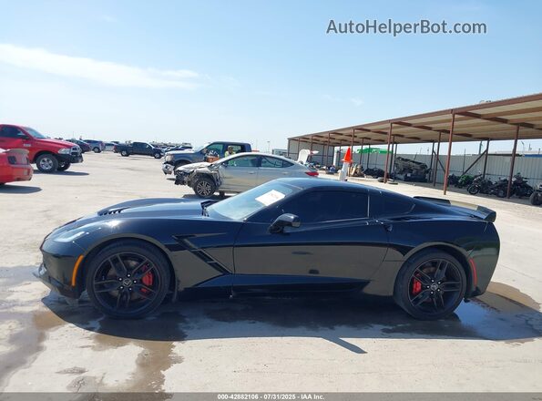 1G1YH2D70H5111704 2017 CHEVROLET CORVETTE Black 360 interior view