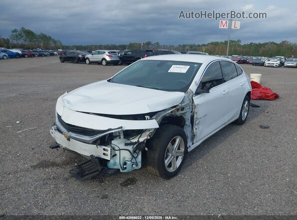1G1ZB5ST6MF065095 2021 CHEVROLET MALIBU White Передня ліва чверть