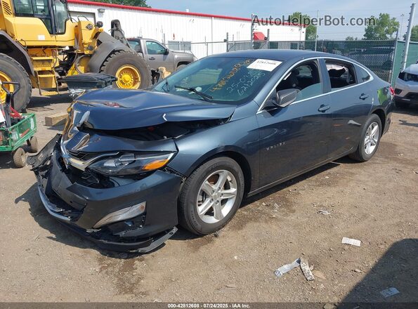 1G1ZC5ST6MF002799 2021 CHEVROLET MALIBU Blue Передня ліва чверть