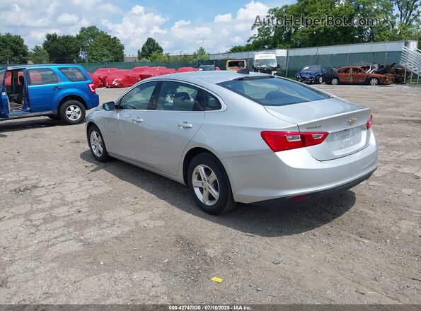 1G1ZC5ST7MF013777 2021 CHEVROLET MALIBU Silver Trasero izquierdo