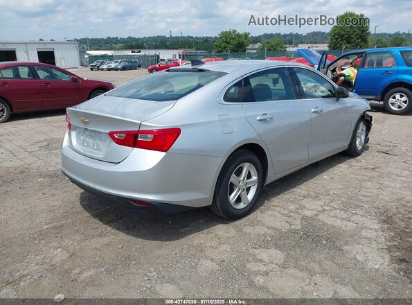 1G1ZC5ST7MF013777 2021 CHEVROLET MALIBU Silver Trasero derecho