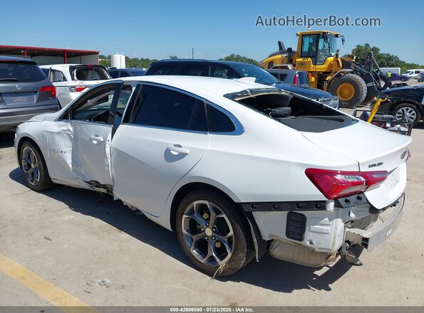 1G1ZD5ST0MF073980 2021 CHEVROLET MALIBU Белый Задняя левая четверть