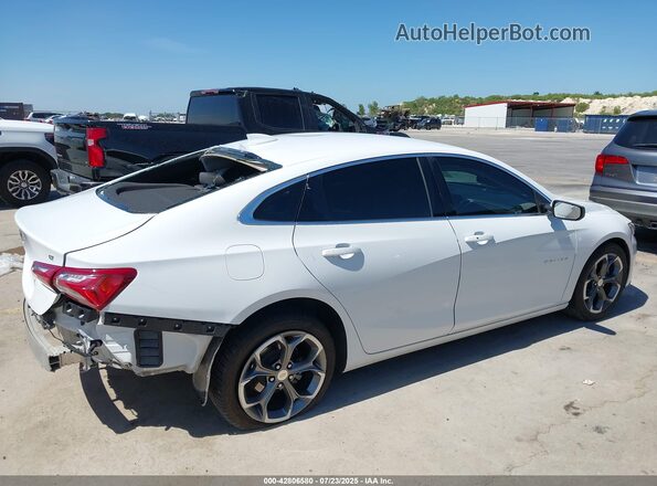 1G1ZD5ST0MF073980 2021 CHEVROLET MALIBU Белый Задняя правая четверть
