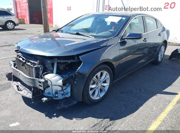 1G1ZD5ST8MF061124 2021 CHEVROLET MALIBU Gray Առջևի ձախ երեք քառորդ տեսարան