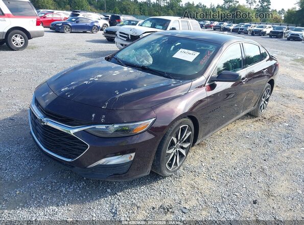 1G1ZG5ST8MF083406 2021 CHEVROLET MALIBU Purple Vista tres cuartos delantera izquierda