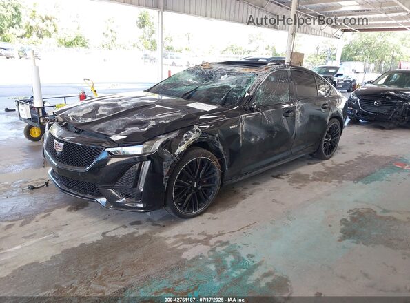 1G6DR5RW2N0127029 2022 CADILLAC CT5 Black Передня ліва чверть