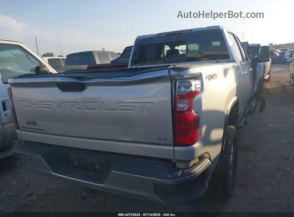 1GC1YNEY6MF278879 2021 CHEVROLET SILVERADO Silver Trasero derecho