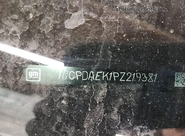 1GCPDAEK1PZ219381 2023 CHEVROLET SILVERADO  Вид ззаду