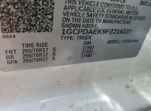 1GCPDAEK9PZ216227 2023 CHEVROLET SILVERADO  