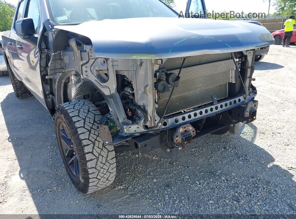 1GCPYCEF3MZ156816 2021 CHEVROLET SILVERADO Gray Դիմացի տեսք