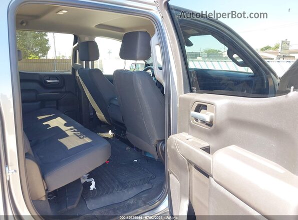1GCPYCEF3MZ156816 2021 CHEVROLET SILVERADO Gray VIN կոդի պիտակի տեսք