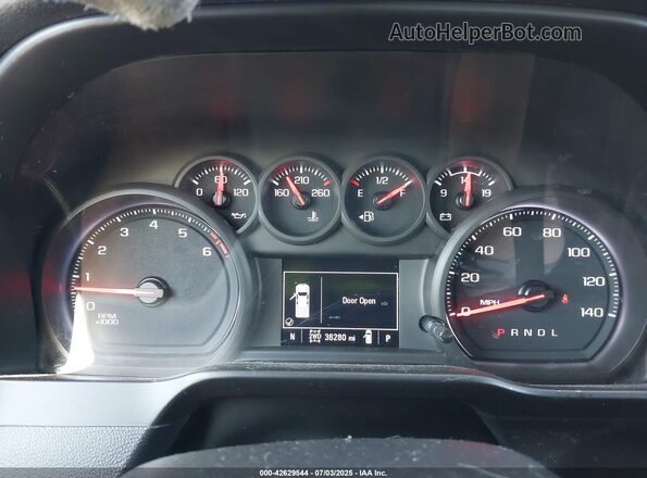 1GCPYCEF3MZ156816 2021 CHEVROLET SILVERADO Gray Հետևի նստատեղերի տեսք