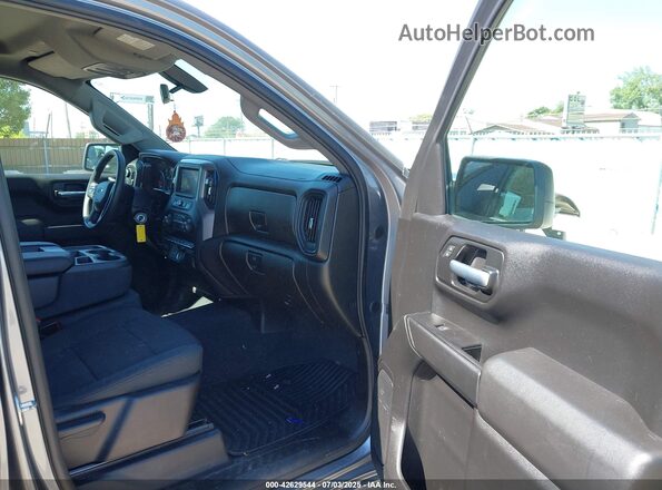 1GCPYCEF3MZ156816 2021 CHEVROLET SILVERADO Gray Սալոնի դիմացի տեսք