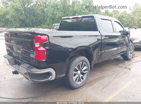 1GCUDDEDXNZ588176 2022 CHEVROLET SILVERADO Black Trasero derecho