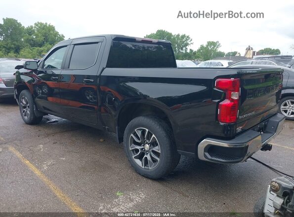 1GCUDDEDXNZ588176 2022 CHEVROLET SILVERADO Black Trasero izquierdo