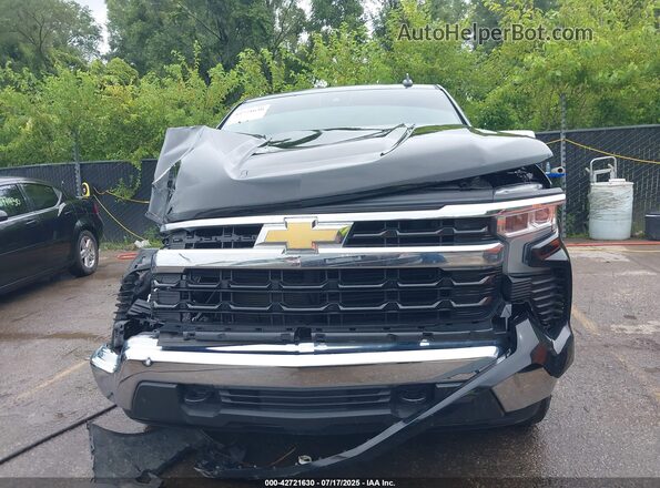 1GCUDDEDXNZ588176 2022 CHEVROLET SILVERADO Black Vista del cuadro de instrumentos