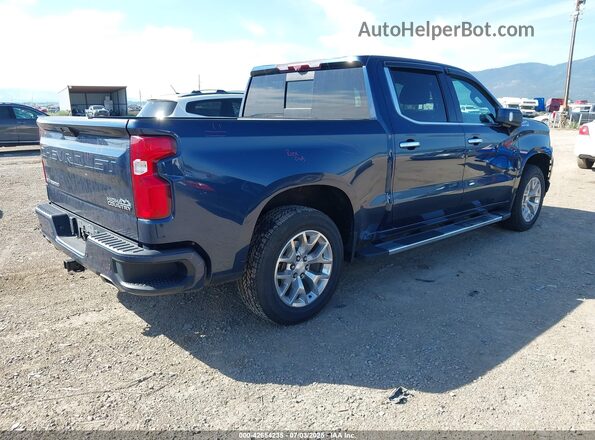 1GCUYHEDXMZ282198 2021 CHEVROLET SILVERADO Blue Rear right