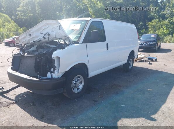 1GCWGAFP0M1222621 2021 CHEVROLET EXPRESS White Front left