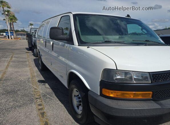1GCWGAFP2M1166293 2021 CHEVROLET EXPRESS  წინა მარცხენა ხედი სამი მეოთხედიდან