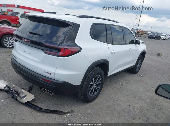 1GKENPKS2RJ181855 2024 GMC ACADIA White უკანა მარჯვენა