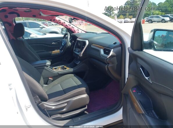 1GKKNKLSXMZ170794 2021 GMC ACADIA White Widok wnętrza z przodu