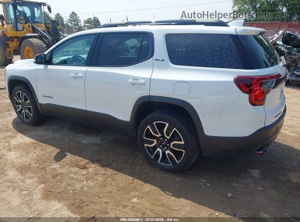 1GKKNKLSXMZ170794 2021 GMC ACADIA White Tył lewy