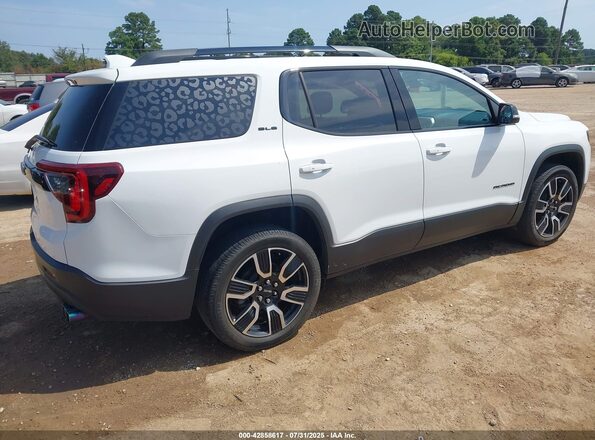 1GKKNKLSXMZ170794 2021 GMC ACADIA White Tył prawy