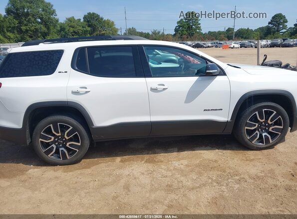 1GKKNKLSXMZ170794 2021 GMC ACADIA White Widok wnętrza z tyłu