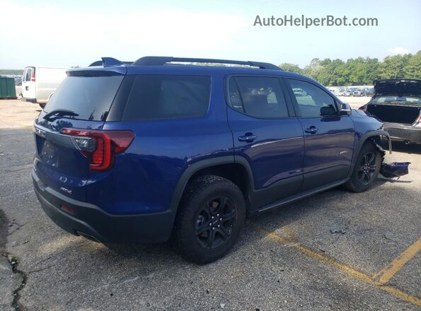 1GKKNLLS3PZ203161 2023 GMC ACADIA Blue Trasero derecho