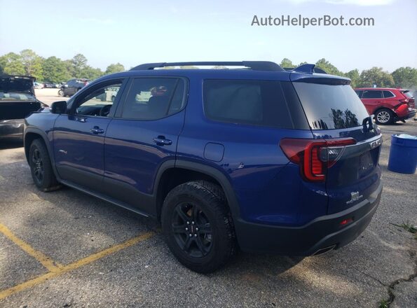 1GKKNLLS3PZ203161 2023 GMC ACADIA Blue Trasero izquierdo