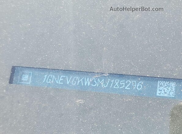 1GNEVGKW3MJ185296 2021 CHEVROLET TRAVERSE  